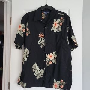Casual Life Mens 100% Cotton Xl Hawaiin Shirt